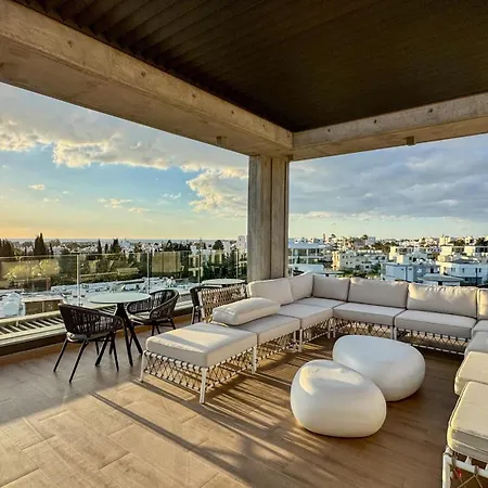 Apartmán Malberry Park 203 - Modern 2bedroom With Shared Heated Pool, Sauna, Gym, Jacuzzi Paphos